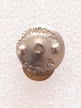 Odznaka Polski Związek Kolarski pozłacana (PRL, na śrubę, sygnowana)