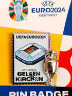 Odznaka miasto-gospodarz Gelsenkirchen UEFA Euro 2024 Niemcy (produkt oficjalny)