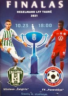 Program Żalgiris Wilno - FK Poniewież Finał Pucharu Litwy (23.10.2021)