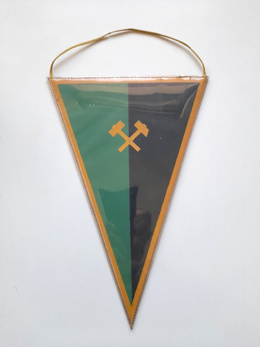 Proporczyk 50 lat CKS Czeladź 1924-1974 (PRL)