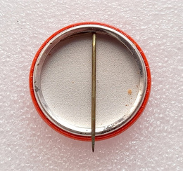 Odznaka-button Mistrzostwa Świata w hokeju na lodzie Niemcy 1975 - Reprezentacja USA