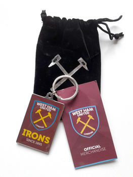 Brelok West Ham United Londyn The Irons duży w zamszowym etui (produkt oficjalny)