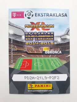 Karty piłkarze Legia Warszawa 5 sztuk (Ekstraklasa 2014-2015, Panini Adrenalyn XL)