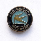 Odznaka Klub Gimnastyczny Radlin 1920-1980 (PRL, lakier)