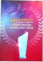 XVI Plebiscyt na Najlepszych Sportowców Warszawy 2015