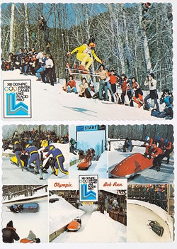 Pocztówki Zimowe Igrzyska Olimpijskie Lake Placid 1980 (2 sztuki)