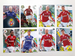 Karty piłkarze Wisła Kraków 8 sztuk (Ekstraklasa 2014-2015, Panini Adrenalyn XL)