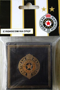 FK Partizan Belgrad emaliowana w etui (produkt oficjalny)