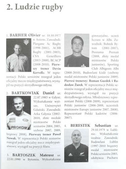 Encyklopedia Polskiego Rugby. Suplement 2007-2009