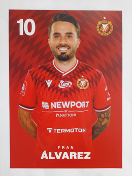 Zdjęcie Fran Alvarez - Widzew Łódź sezon 2025-26 (produkt oficjalny)