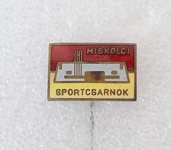 Odznaka Hala sportowa Miskolci Sportcsarnok (Węgry, emalia)