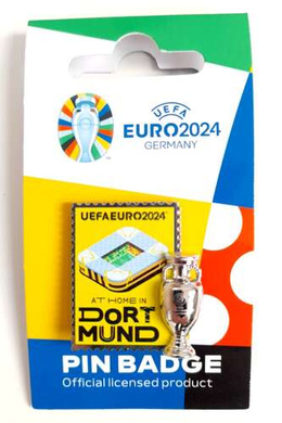 Odznaka miasto-gospodarz Dortmund UEFA Euro 2024 Niemcy (produkt oficjalny)