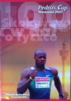 Program Pedro's Cup (lekkoatletyka, 19.09.2007)