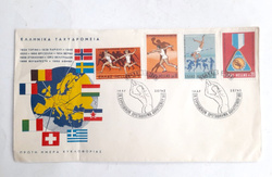Koperta FDC Mistrzostwa Europy w lekkiej atletyce Ateny 1969 (Grecja)