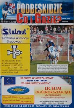Dwutygodnik Podbeskidzie Bielsko Biała Co i gdzie? (04.10.2003)