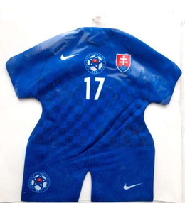 Mini koszulka Reprezentacja Słowacji w piłce nożnej do samochodu (produkt oficjalny)
