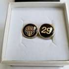 2 odznaki Ferencvars TC Budapeszt. 29. Mistrzostwo Węgier (produkt oficjalany)