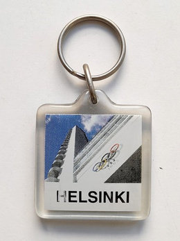 Brelok Stadion Olimpijski Helsinki dwustronny