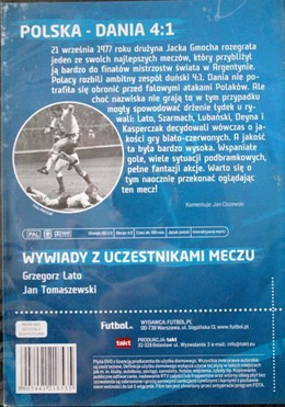 Film DVD Mecz Polska - Dania Eliminacje Mistrzostw Świata 1978 (21.09.1977)