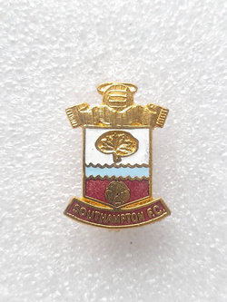 Odznaka Southampton FC, duża (sygnowana, emalia)