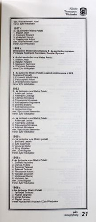 100-lecia Kaliskiego Towarzystwa Wioślarskiego 1894-1994