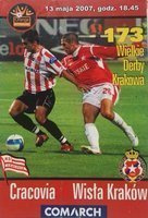 Program KS Cracovia - Wisła Kraków Orange Ekstraklasa (13.05.2007)