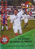 Program 1.FC Synot Stare Mesto - Sigma Ołomuniec Gambrinus Czechy liga (24.02.2002)
