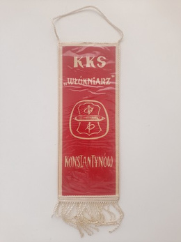 Proporczyk KS Włókniarz Konstantynów (PRL)
