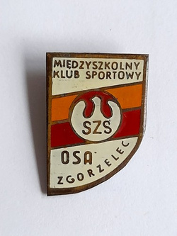 Odznaka MKS Osa Zgorzelec (PRL, lakier)