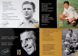 Pocztówki Ferenc Puskas cytaty (4 sztuki)