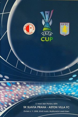 Program SK Slavia Praga - Aston Villa Birmingham (06.11.2008) - Puchar UEFA