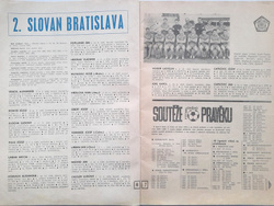 Magazyn Ligowy - Piłkarski Świat 1968 (Czechosłowacja)