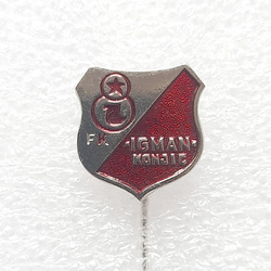 Odznaka FK Igman Konjic herb (Bośnia, lakier)