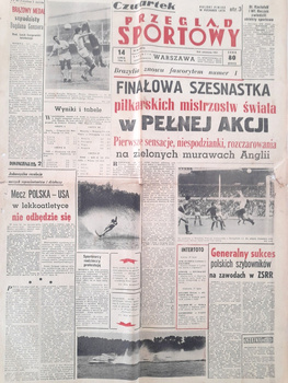Gazeta Przegląd Sportowy (14.7.1966) - Piłkarskie Mistrzostwa Świata w Anglii