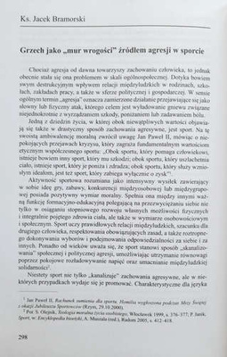 Sport a agresja (AWF Warszawa)