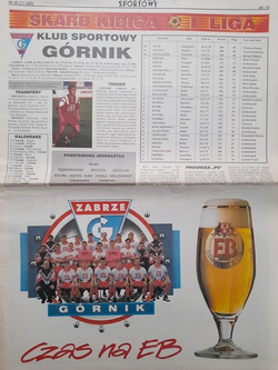 Skarb Kibica I liga - Wiosna 1995 (Przegląd Sportowy)