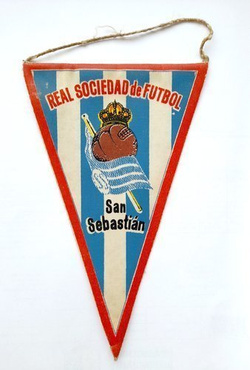 Proporczyk Real Sociedad San Sebastian stary