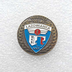 Odznaka 100 lat MKS Łazowianka Łazy 1923-2023 (produkt oficjalny)