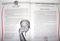 10 lat Memoriału Huberta Jerzego Wagnera