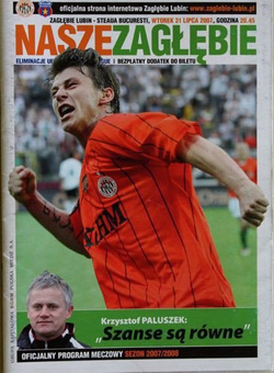 Program Zagłębie Lubin - Steaua Bukareszt (31.07.2007) - Eliminacje Liga Mistrzów