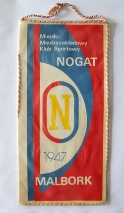 Proporczyk MMKS Nogat Malbork sekcja piłki nożnej