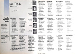 Magazyn The Ring 1994-1995 (zestaw 9 numerów)