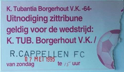 Koninklijke Tubantia Borgerhout V.K. - Royal Cappellen FC (07.05.1995) 
