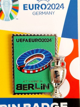 Odznaka miasto-gospodarz Berlin UEFA Euro 2024 Niemcy (produkt oficjalny)