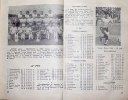 Futbol 1986. Bułgarski Rocznik Piłkarski