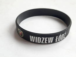 Opaska na rękę Widzew Łódź, czarna (produkt oficjalny)