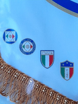 Proporczyk Reprezentacja Włoch 4-krotni mistrzowie świata duży (produkt oficjalny)