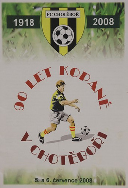 90 lat piłki nożnej w Choteborze 1918 - 2008 (Czechy)