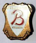 Odznaka KS Budowlani Koszalin (PRL, emalia)