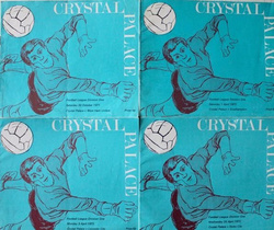 Programy Crystal Palace Londyn sezon 1971-1972 (4 sztuki)